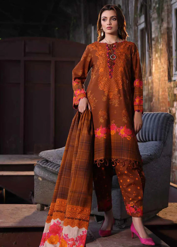 C Prints By Charizma Printed Khaddar Suit Unstitched 3 Piece CRZ24PW CPW4-07 - Winter Collection