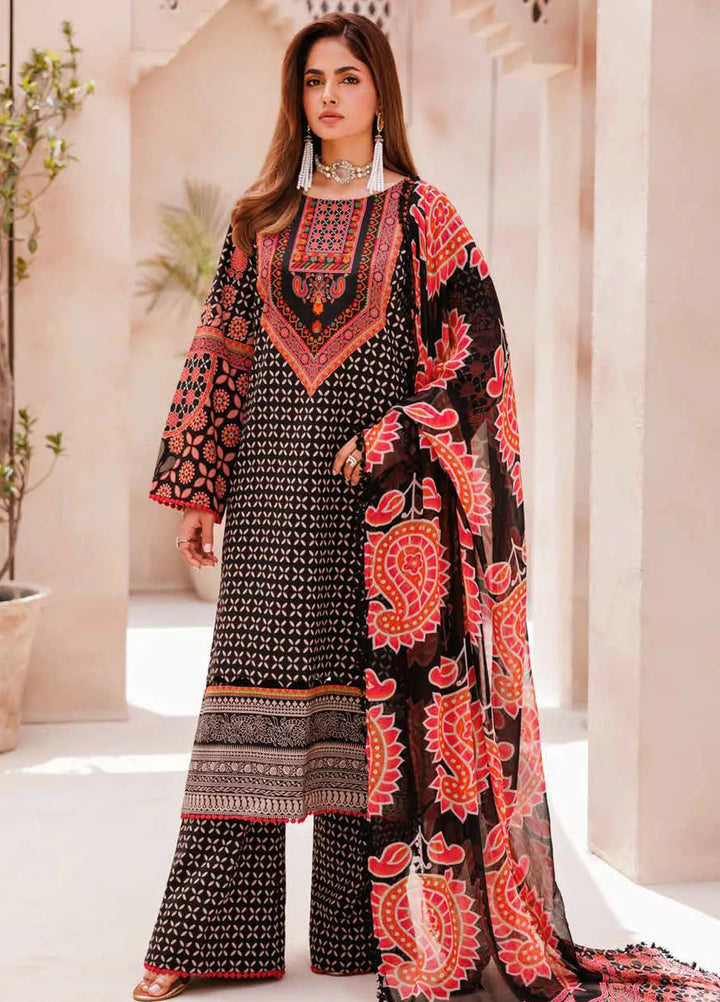 C Prints By Charizma Printed Lawn Suit Unstitched 3 Piece CRZ24B CP4-58 - Summer Collection