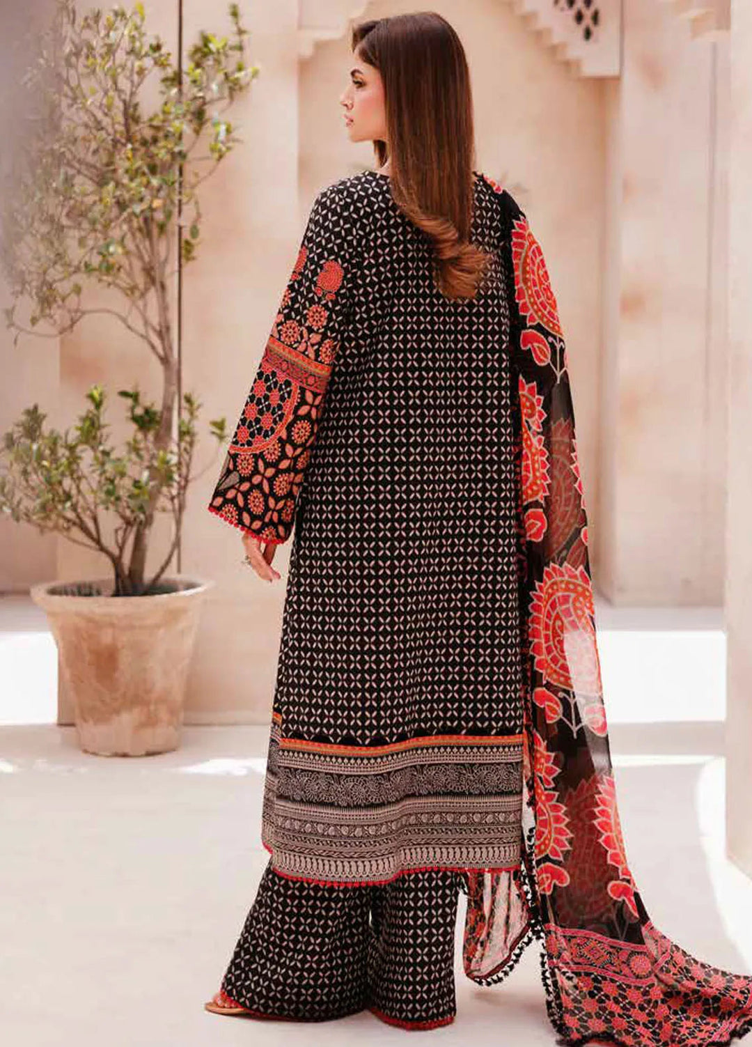 C Prints By Charizma Printed Lawn Suit Unstitched 3 Piece CRZ24B CP4-58 - Summer Collection