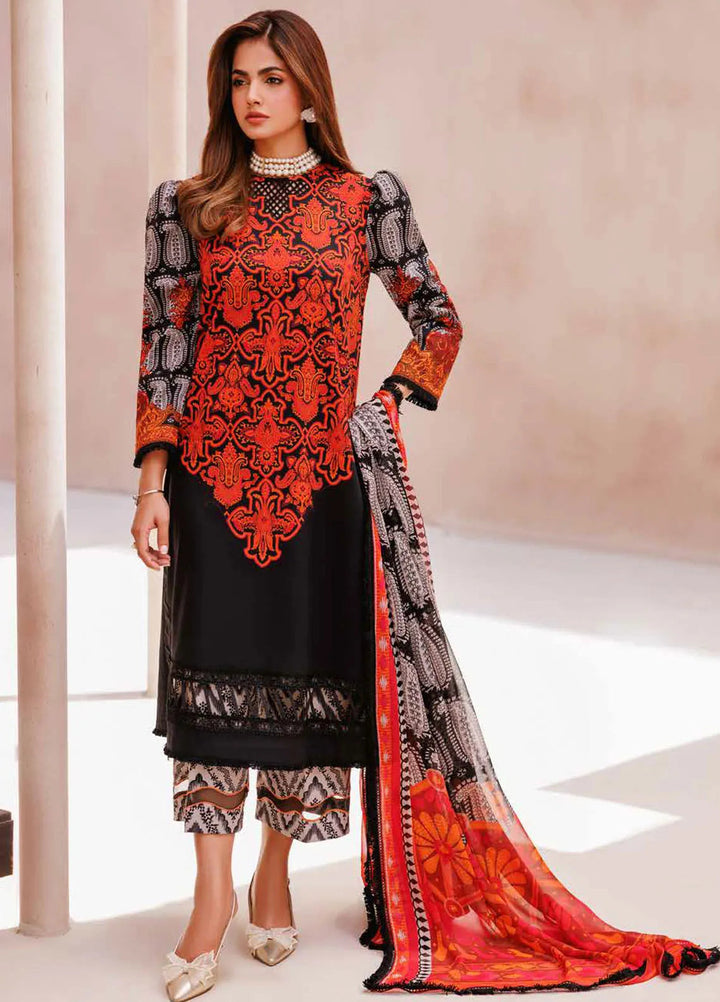 C Prints By Charizma Printed Lawn Suit Unstitched 3 Piece CRZ24B CP4-60 - Summer Collection