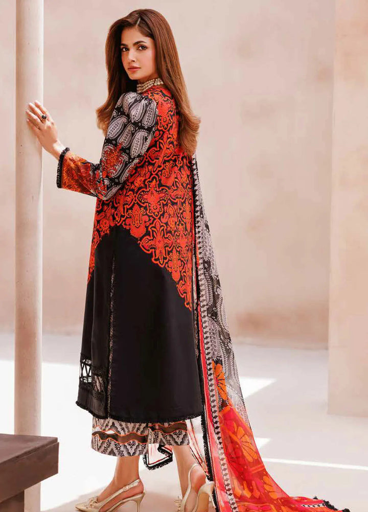 C Prints By Charizma Printed Lawn Suit Unstitched 3 Piece CRZ24B CP4-60 - Summer Collection