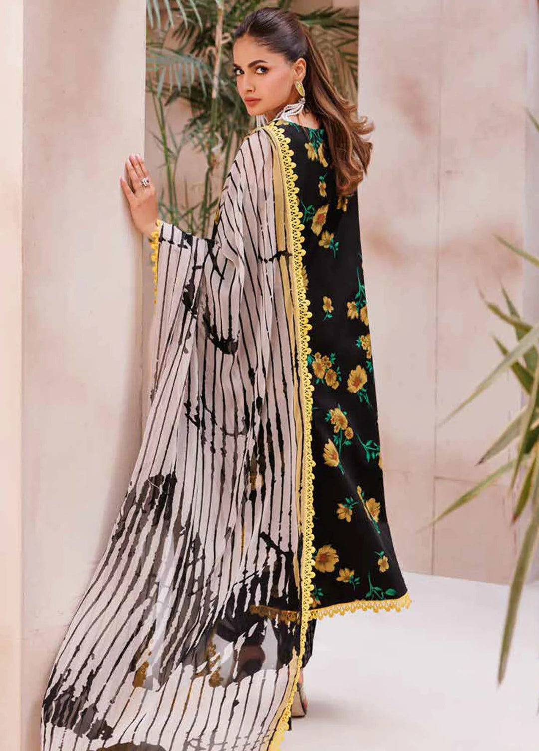 C Prints By Charizma Printed Lawn Suit Unstitched 3 Piece CRZ24B CP4-62 - Summer Collection