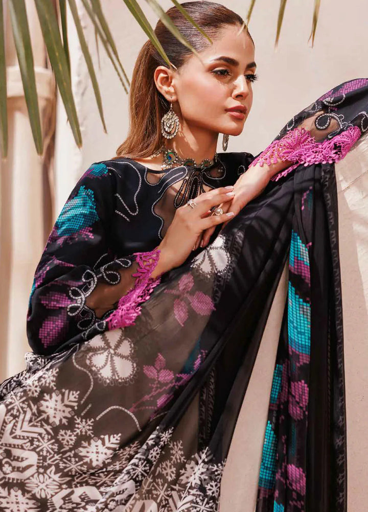 C Prints By Charizma Printed Lawn Suit Unstitched 3 Piece CRZ24B CP4-63 - Summer Collection