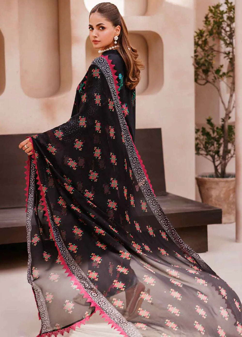 C Prints By Charizma Printed Lawn Suit Unstitched 3 Piece CRZ24B CP4-65 - Summer Collection