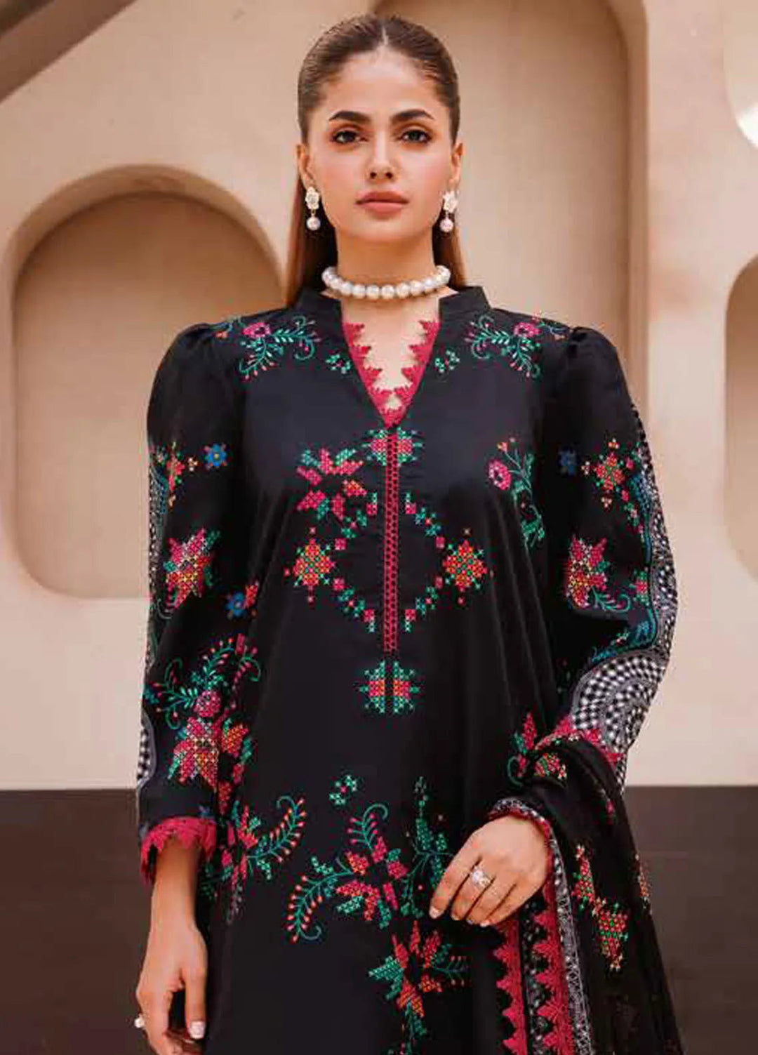 C Prints By Charizma Printed Lawn Suit Unstitched 3 Piece CRZ24B CP4-65 - Summer Collection