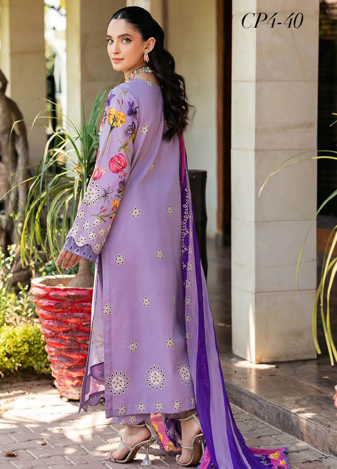 C-Prints By Charizma Printed Lawn Suit Unstitched 3 Piece CRZ24CP-5 CP4-40 - Summer Collection