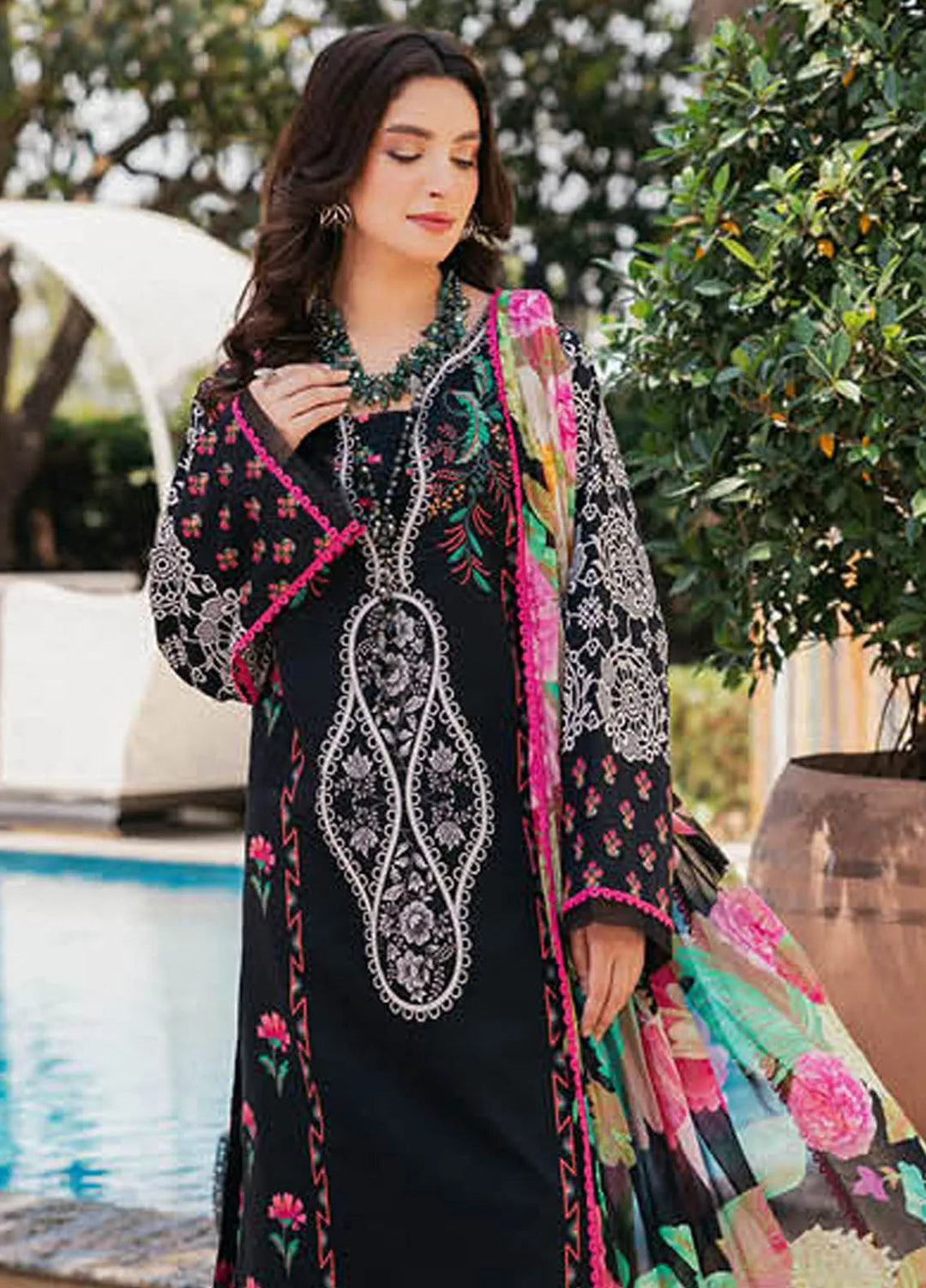 C-Prints By Charizma Printed Lawn Suit Unstitched 3 Piece CRZ24CP-5 CP4-41 - Summer Collection