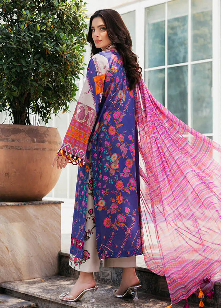 C-Prints By Charizma Printed Lawn Suit Unstitched 3 Piece CRZ24CP-5 CP4-42 - Summer Collection