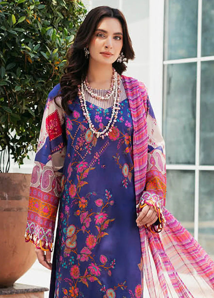 C-Prints By Charizma Printed Lawn Suit Unstitched 3 Piece CRZ24CP-5 CP4-42 - Summer Collection