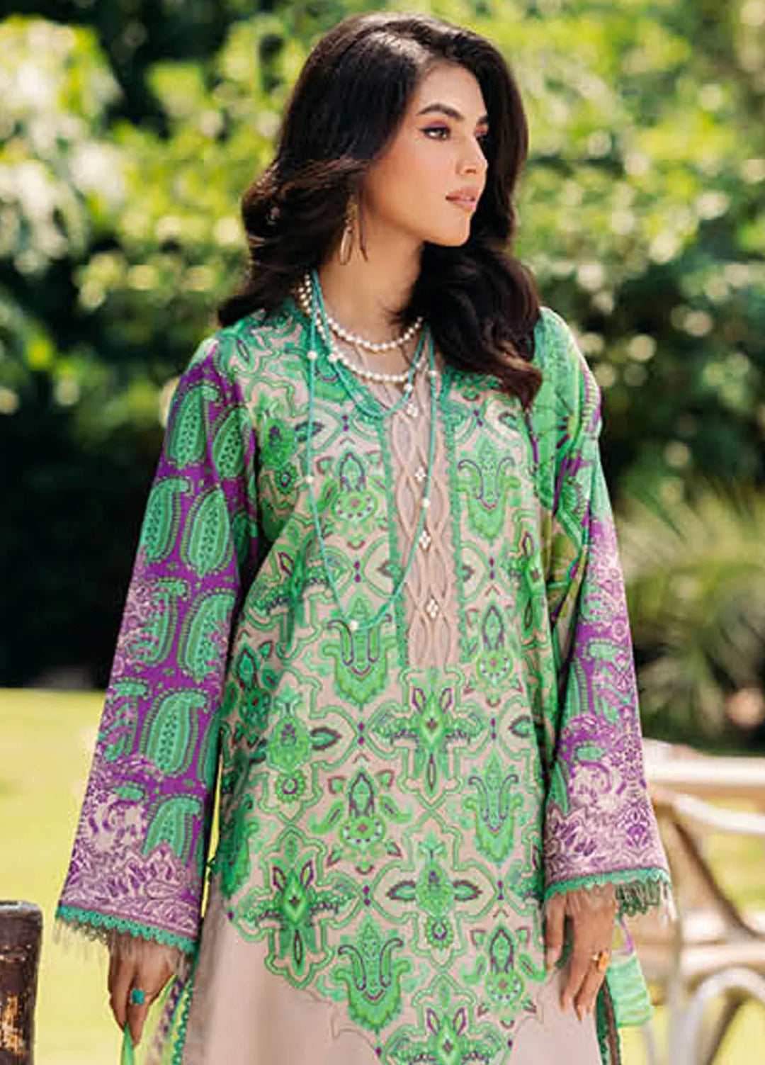 C-Prints By Charizma Printed Lawn Suit Unstitched 3 Piece CRZ24CP-5 CP4-43 - Summer Collection