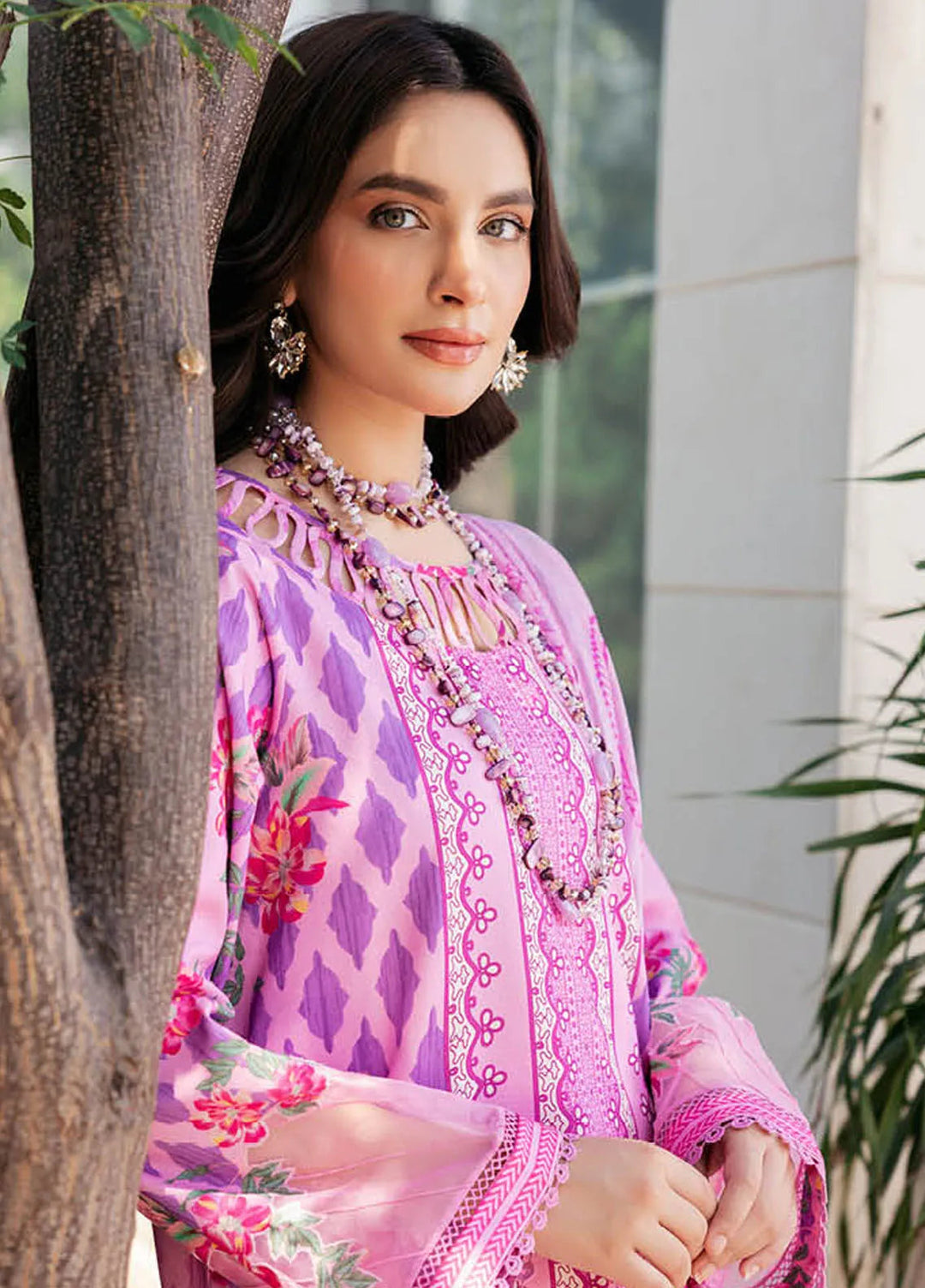 C-Prints By Charizma Printed Lawn Suit Unstitched 3 Piece CRZ24CP-5 CP4-44 - Summer Collection