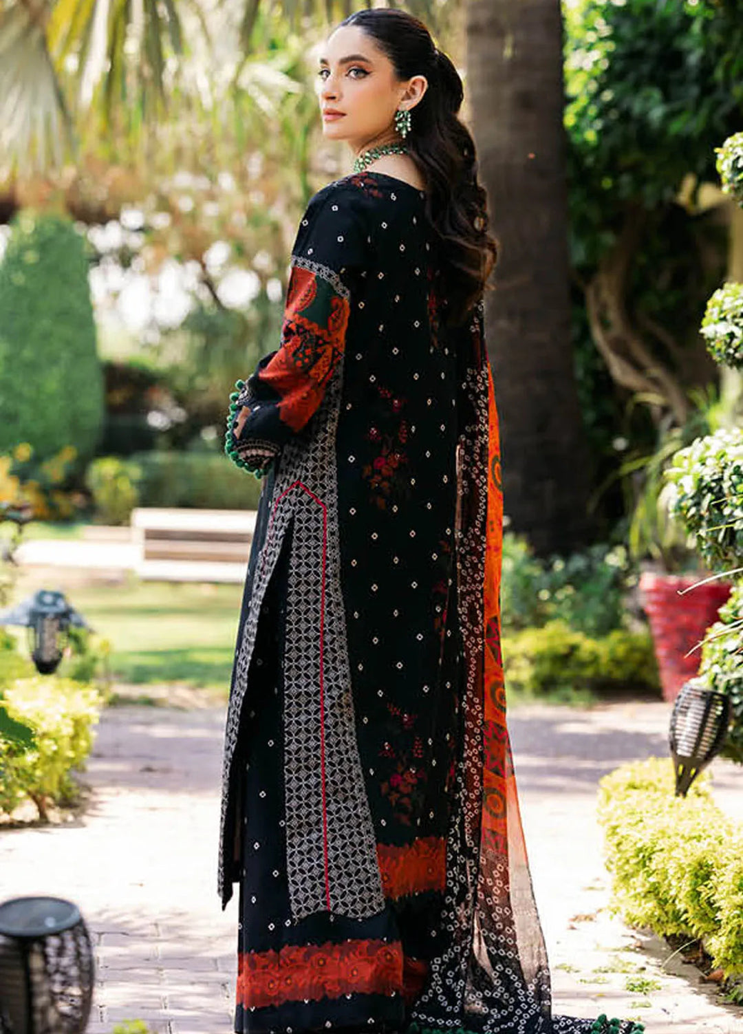C-Prints By Charizma Printed Lawn Suit Unstitched 3 Piece CRZ24CP-5 CP4-45 - Summer Collection