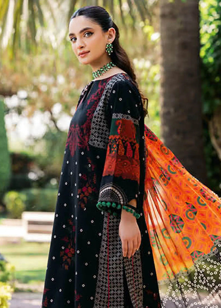 C-Prints By Charizma Printed Lawn Suit Unstitched 3 Piece CRZ24CP-5 CP4-45 - Summer Collection