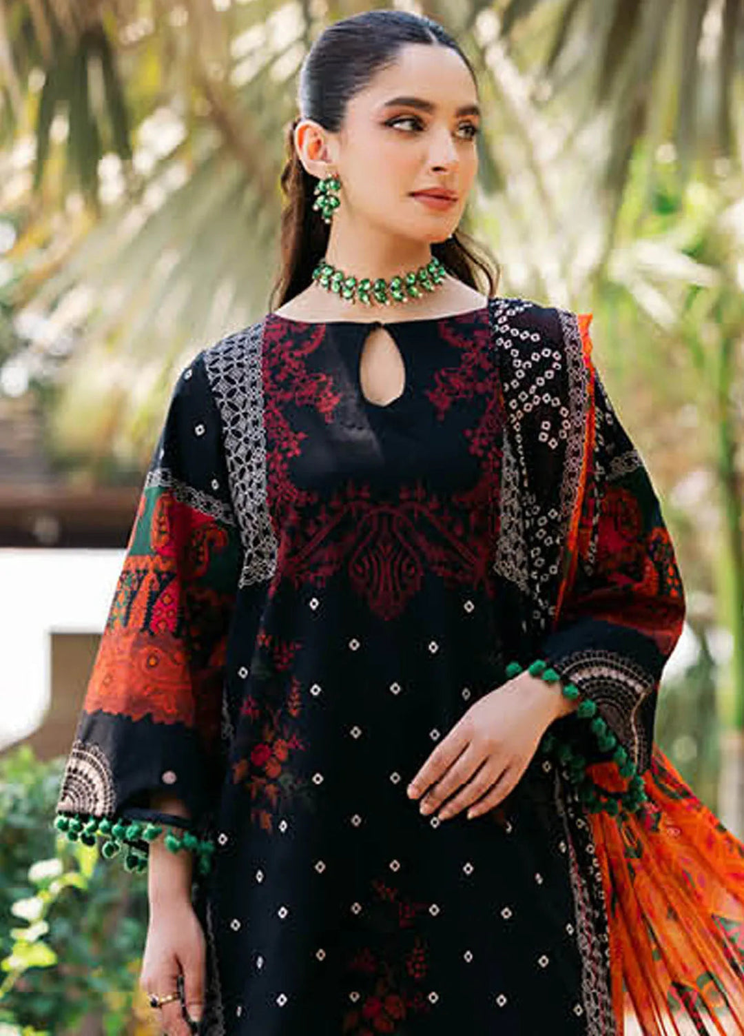 C-Prints By Charizma Printed Lawn Suit Unstitched 3 Piece CRZ24CP-5 CP4-45 - Summer Collection