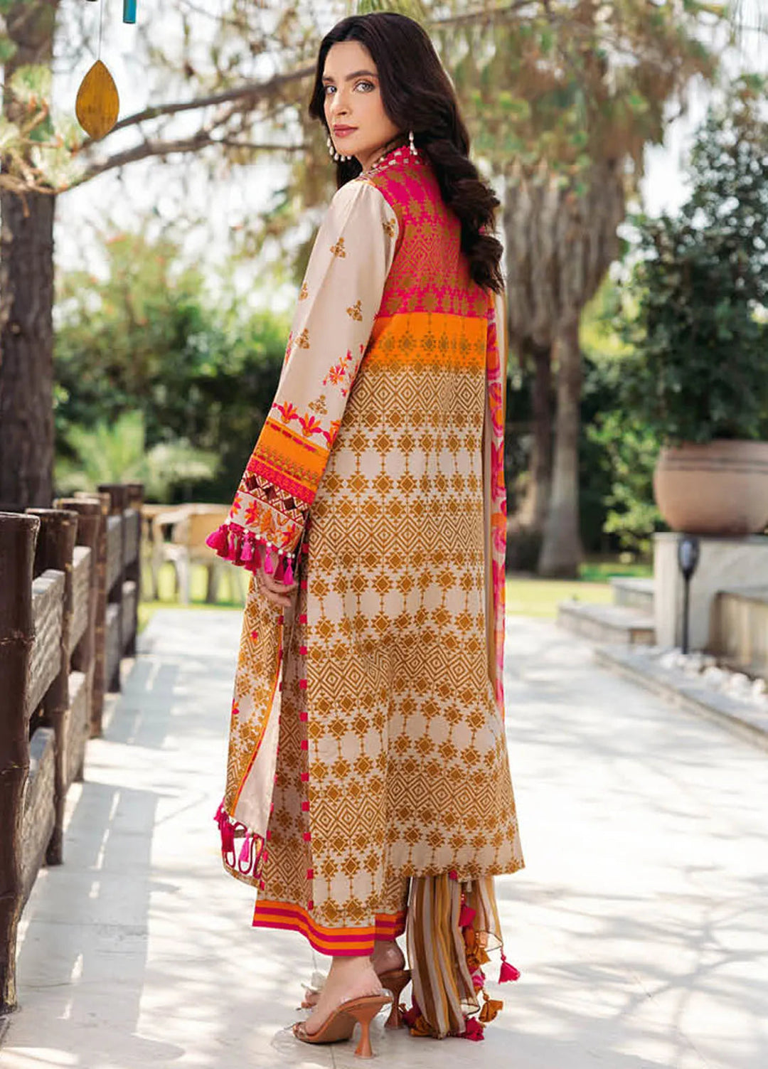 C-Prints By Charizma Printed Lawn Suit Unstitched 3 Piece CRZ24CP-5 CP4-47 - Summer Collection