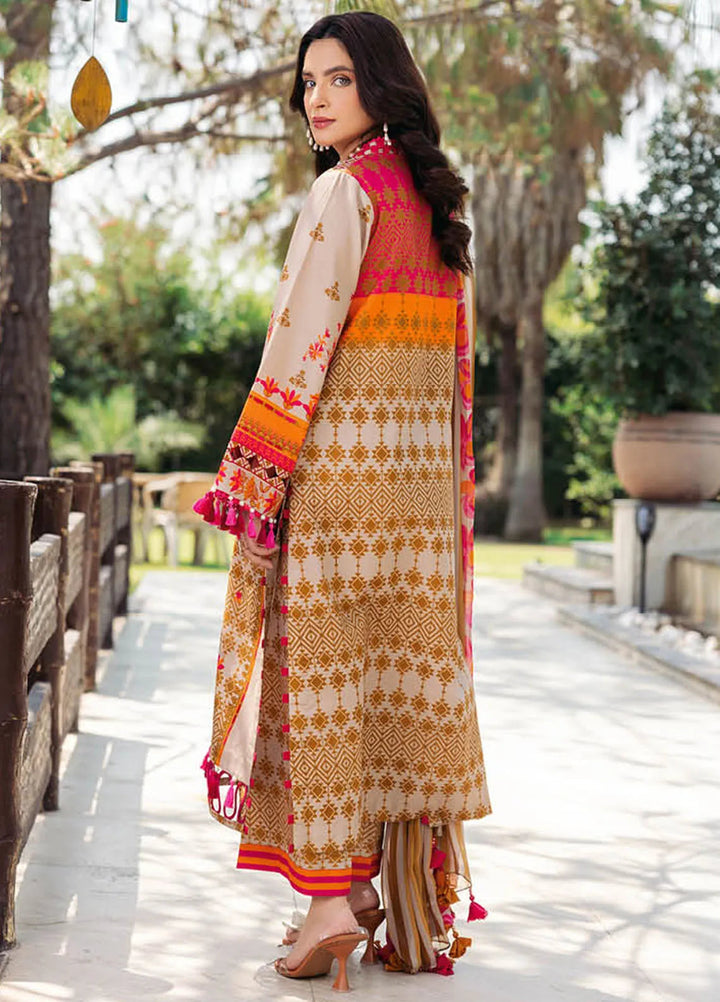 C-Prints By Charizma Printed Lawn Suit Unstitched 3 Piece CRZ24CP-5 CP4-47 - Summer Collection