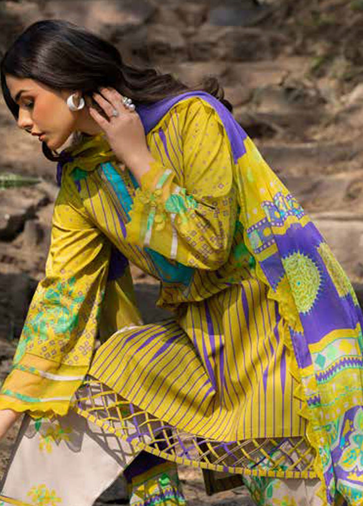 C - Prints by Charizma Printed Lawn Suits Unstitched 3 Piece CP5-16 - Summer Collection