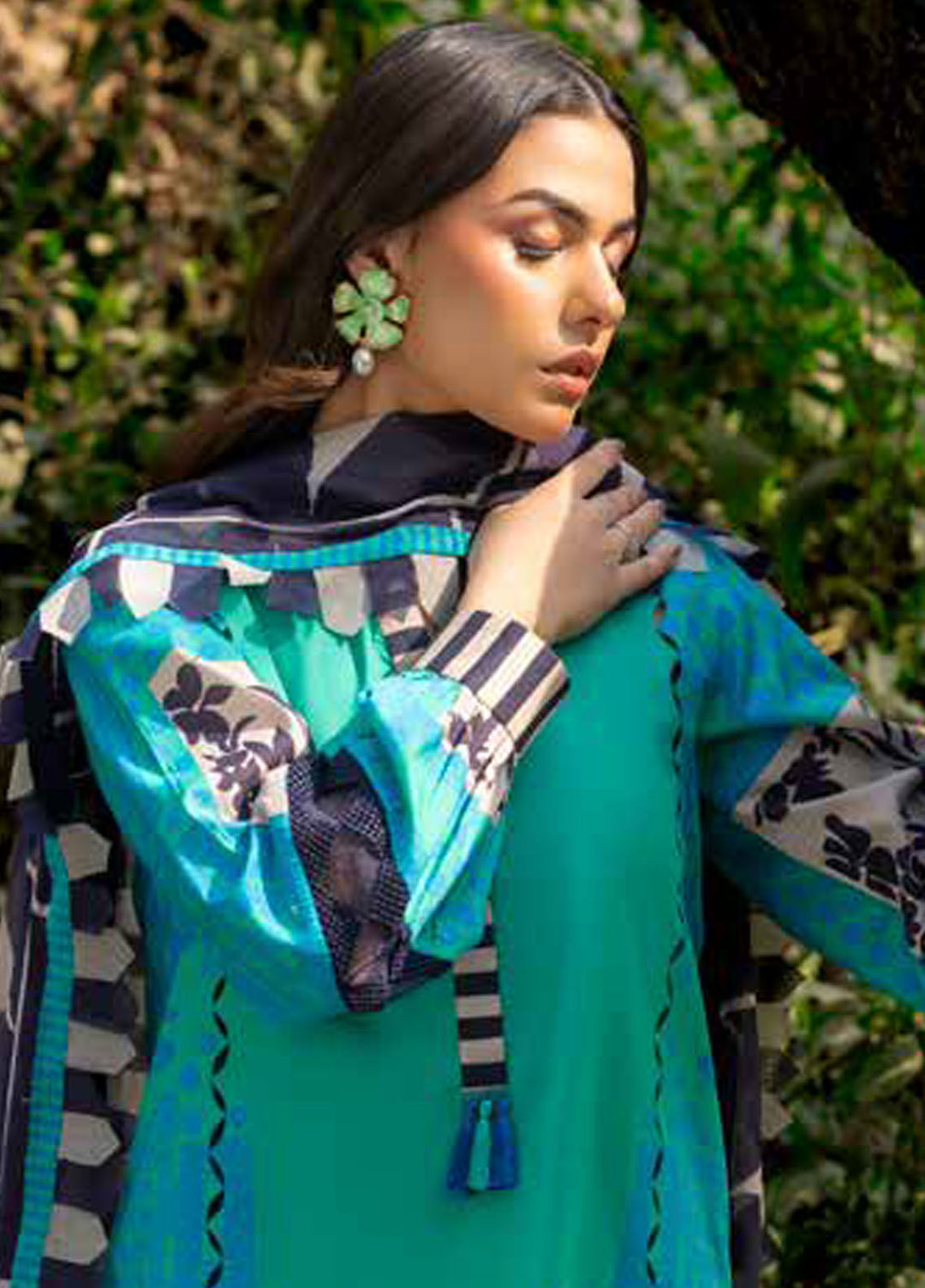 C - Prints by Charizma Printed Lawn Suits Unstitched 3 Piece CP5-17 - Summer Collection