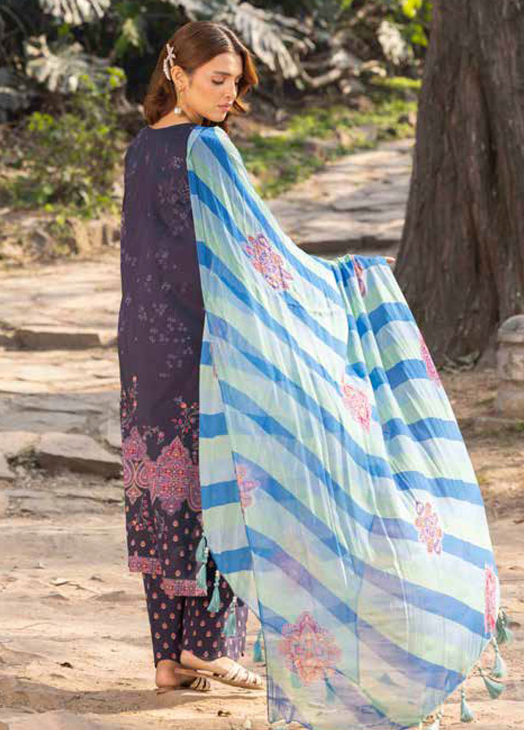 C - Prints by Charizma Printed Lawn Suits Unstitched 3 Piece CP5-20 - Summer Collection