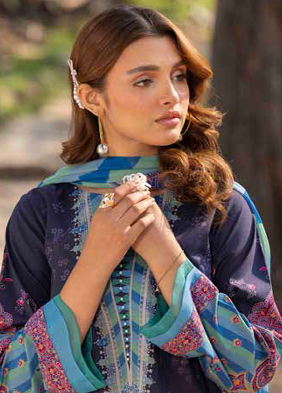 C - Prints by Charizma Printed Lawn Suits Unstitched 3 Piece CP5-20 - Summer Collection
