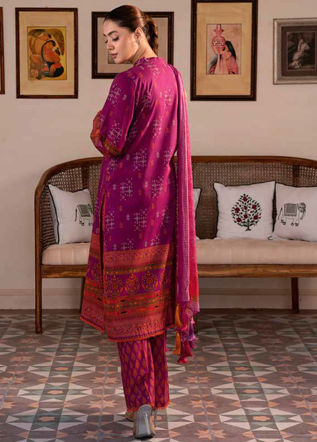 C-Prints By Charizma Printed Lawn Suits Unstitched 3 Piece CRZ24CP-3 CP4 22 - Summer Collection