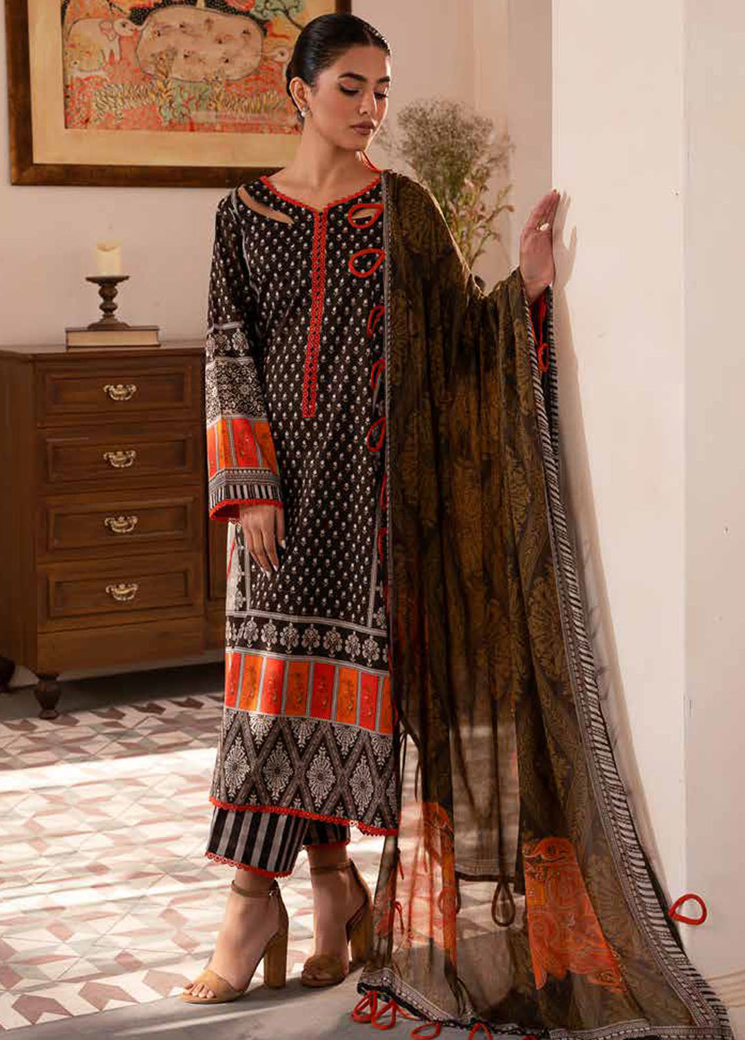 C-Prints By Charizma Printed Lawn Suits Unstitched 3 Piece CRZ24CP-3 CP4 29 - Summer Collection