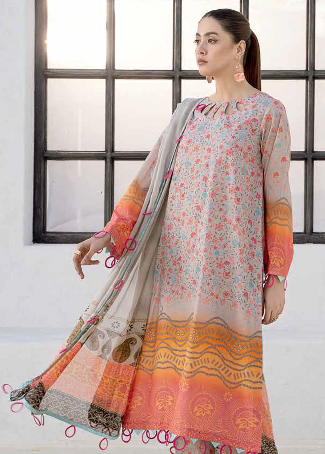 C-Prints By Charizma Printed Lawn Suits Unstitched 3 Piece CRZ24CP CP4 12 - Spring Summer Collection
