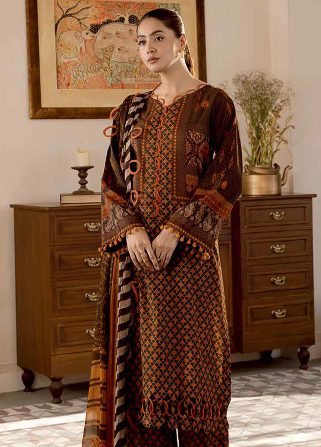 C-Prints By Charizma Printed Lawn Suits Unstitched 3 Piece CRZ24CP CP4 13 - Spring Summer Collection