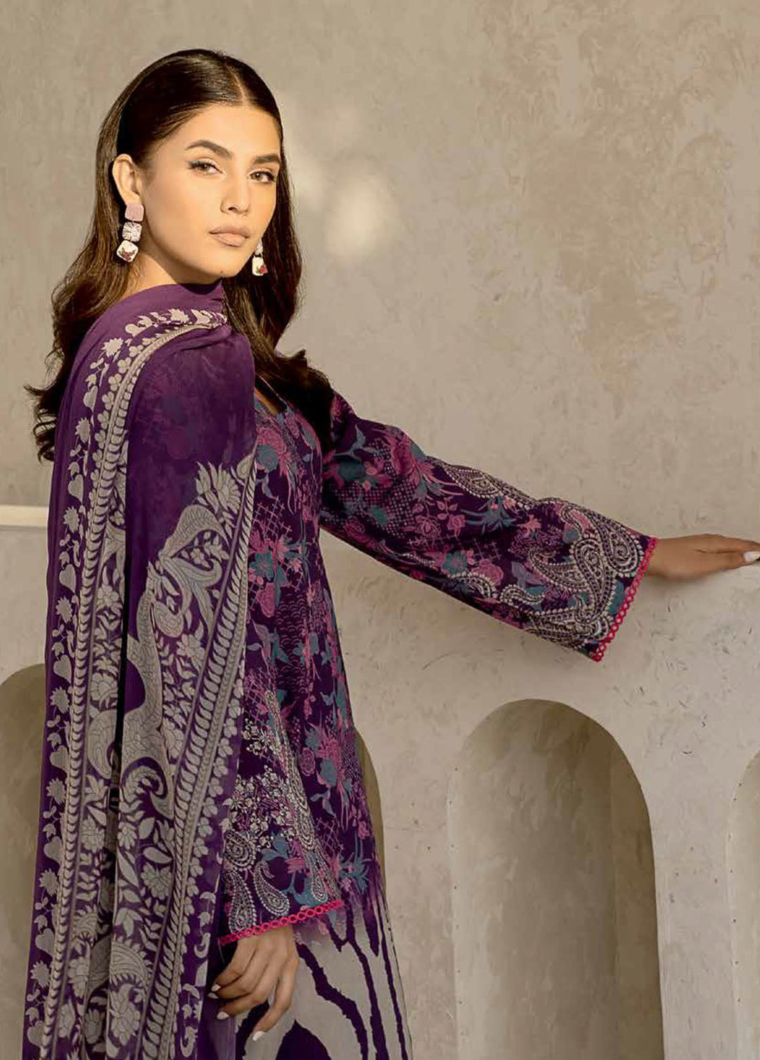 C-Prints By Charizma Printed Lawn Suits Unstitched 3 Piece CRZ24CP CP4 17 - Spring Summer Collection