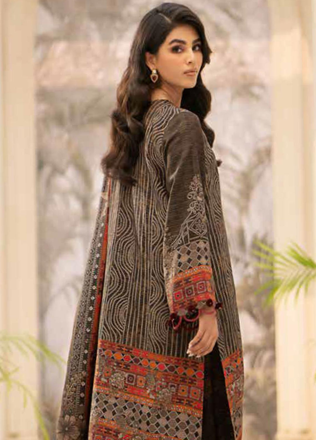 C Prints By Charizma Printed Linen Suits Unstitched 3 Piece CRZ23LN-V3 CPW3-22 - Winter Collection