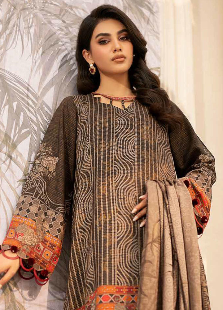 C Prints By Charizma Printed Linen Suits Unstitched 3 Piece CRZ23LN-V3 CPW3-22 - Winter Collection