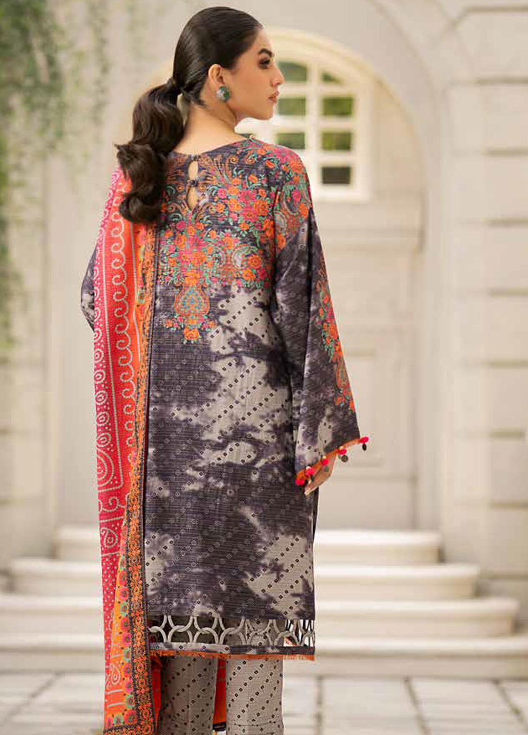 C Prints By Charizma Printed Linen Suits Unstitched 3 Piece CRZ23LN-V3 CPW3-23 - Winter Collection