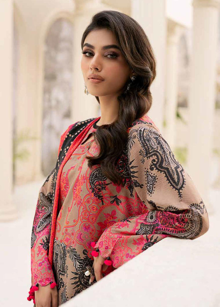 C Prints By Charizma Printed Linen Suits Unstitched 3 Piece CRZ23LN-V3 CPW3-25 - Winter Collection