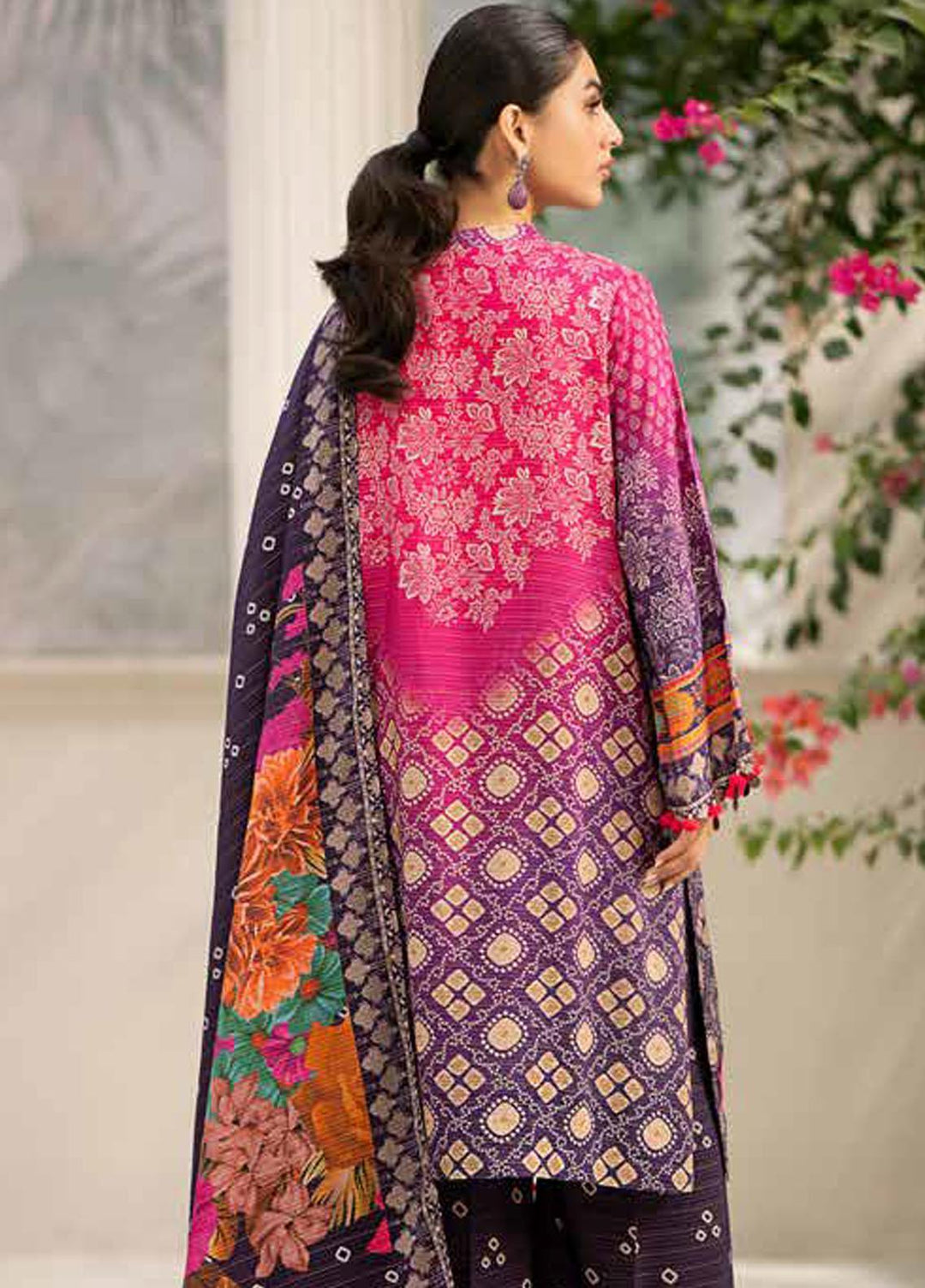 C Prints By Charizma Printed Linen Suits Unstitched 3 Piece CRZ23LN-V3 CPW3-26 - Winter Collection