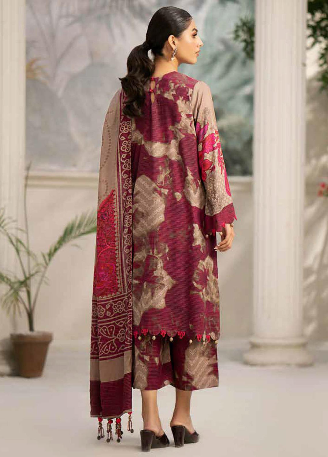 C Prints By Charizma Printed Linen Suits Unstitched 3 Piece CRZ23LN-V3 CPW3-27 - Winter Collection