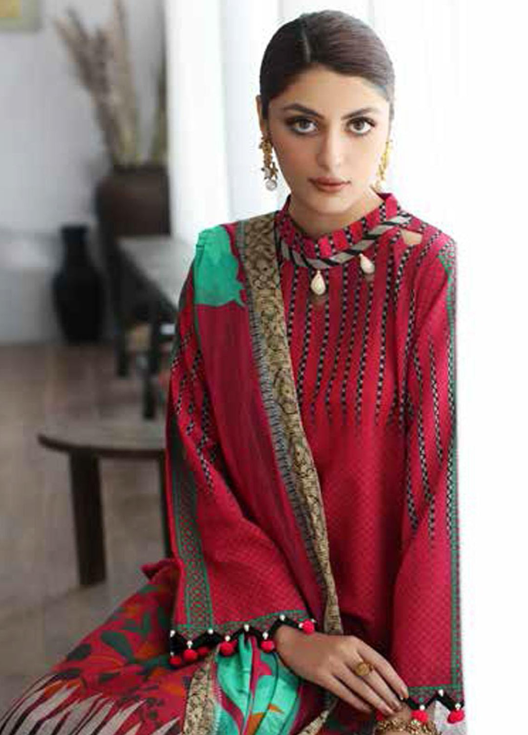 C Prints By Charizma Printed Linen Suits Unstitched 3 Piece CRZ23LN-V2 CPW3-13 - Formal Collection