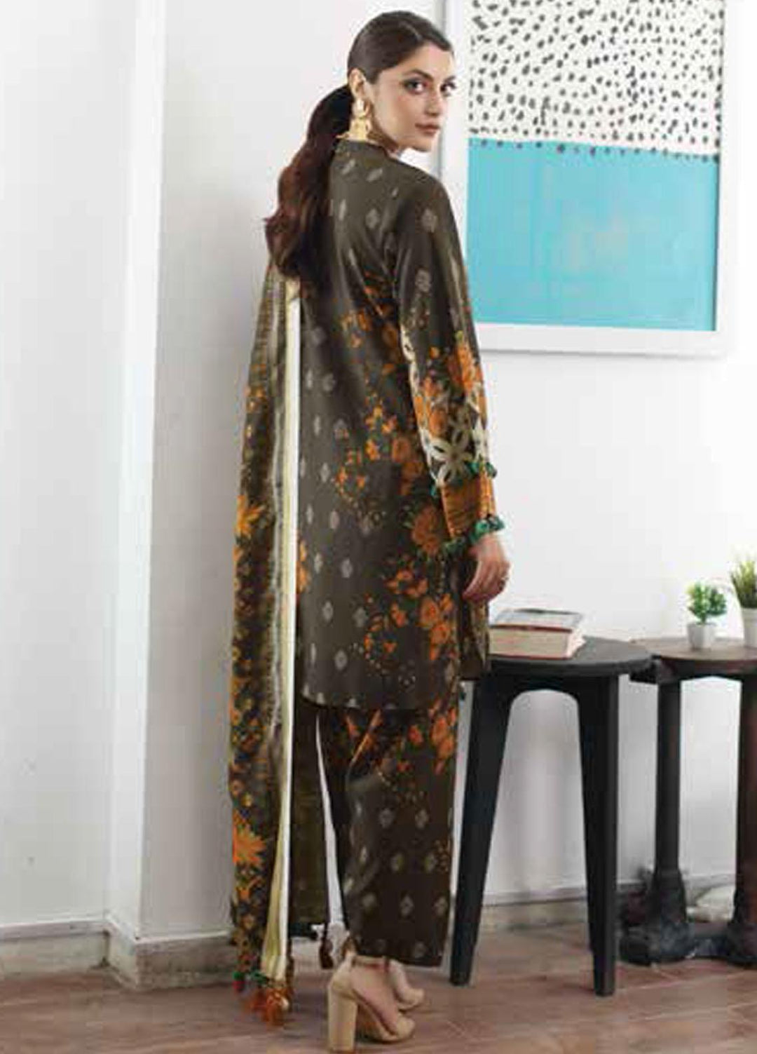 C Prints By Charizma Printed Linen Suits Unstitched 3 Piece CRZ23LN-V2 CPW3-17 - Formal Collection