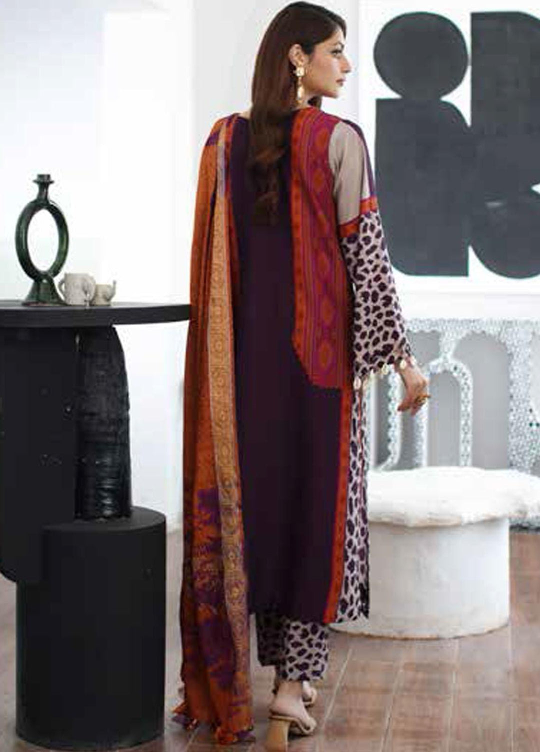 C Prints By Charizma Printed Linen Suits Unstitched 3 Piece CRZ23LN-V2 CPW3-19 - Formal Collection