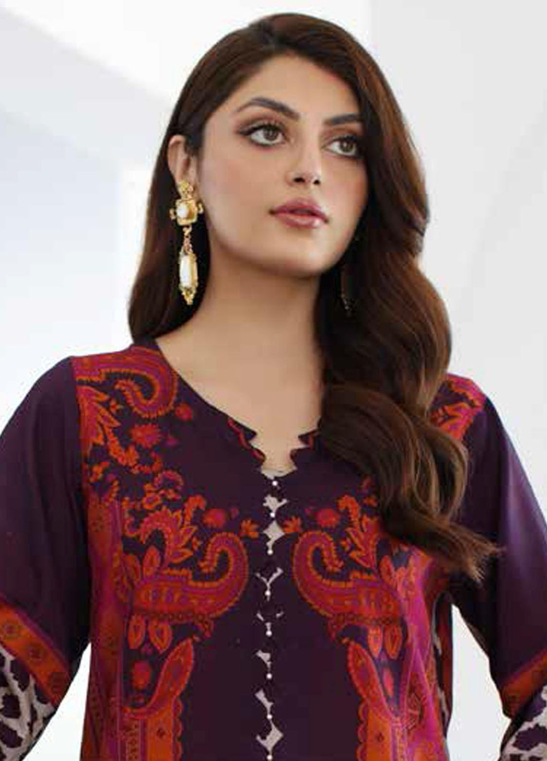 C Prints By Charizma Printed Linen Suits Unstitched 3 Piece CRZ23LN-V2 CPW3-19 - Formal Collection