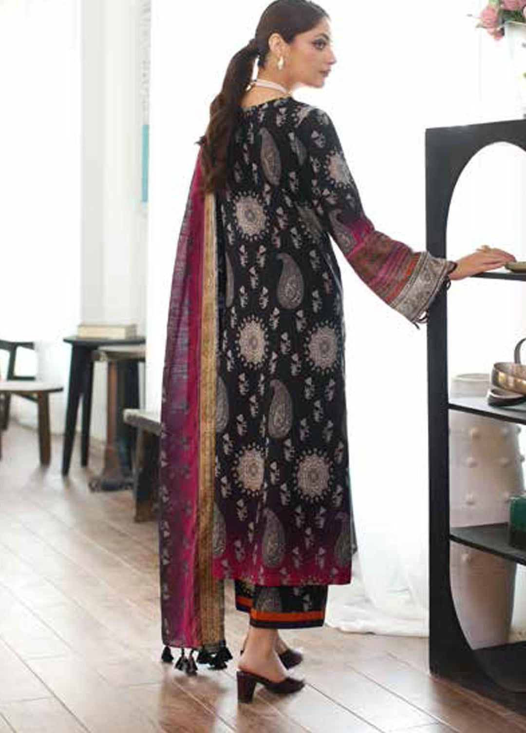C Prints By Charizma Printed Linen Suits Unstitched 3 Piece CRZ23LN-V2 CPW3-20 - Formal Collection