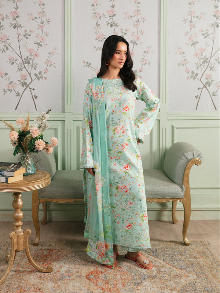 The Meetup by Yards Unstitched Embroidered Lawn 3 Piece Suit Calm Presence Casual Collection