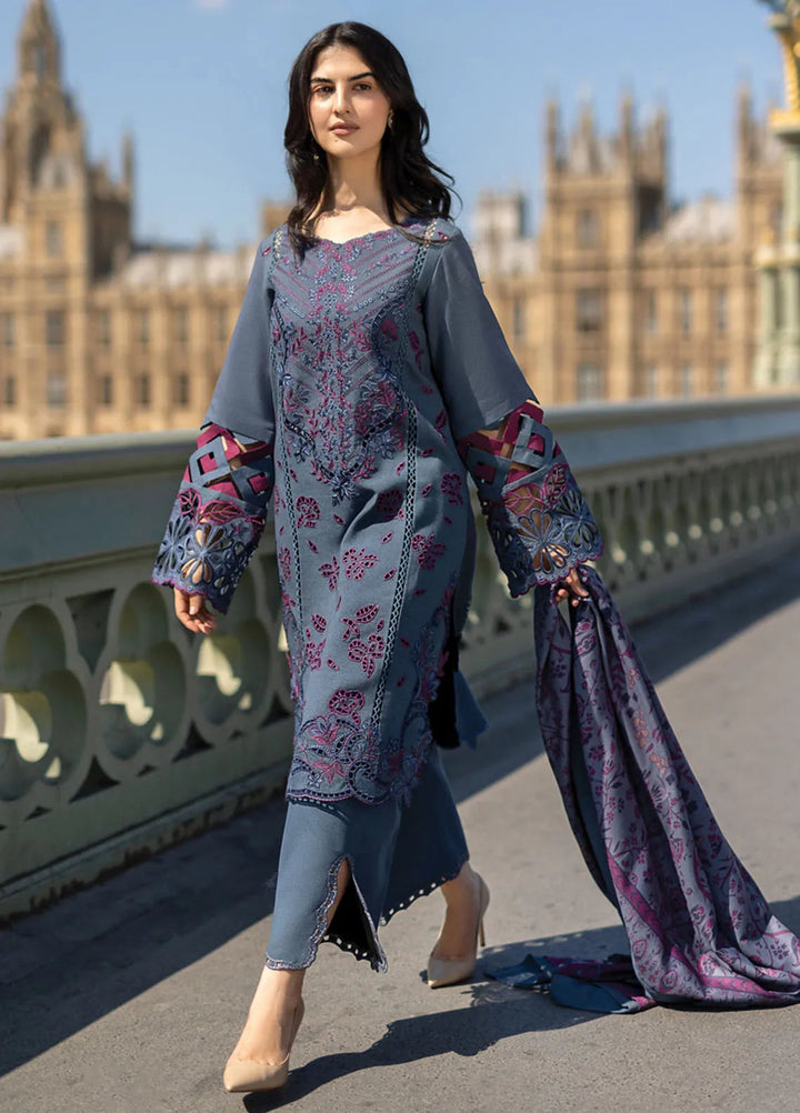 Carnation By Rang Rasiya Embroidered Karandi Suit Unstitched 3 Piece RR24CE D-10 Delilah - Winter Collection