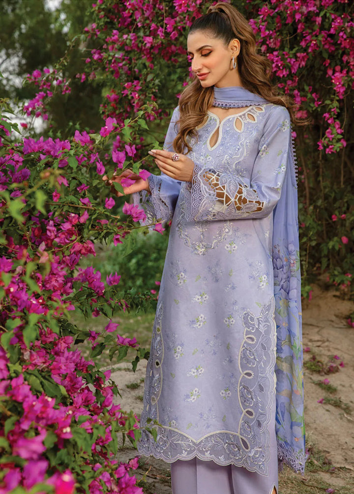 Carnation By Rang Rasiya Embroidered Lawn Suit Unstitched 3 Piece RR24CF D-03 Eva - Summer Collection