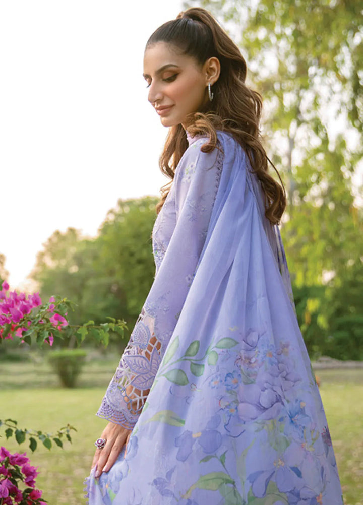 Carnation By Rang Rasiya Embroidered Lawn Suit Unstitched 3 Piece RR24CF D-03 Eva - Summer Collection