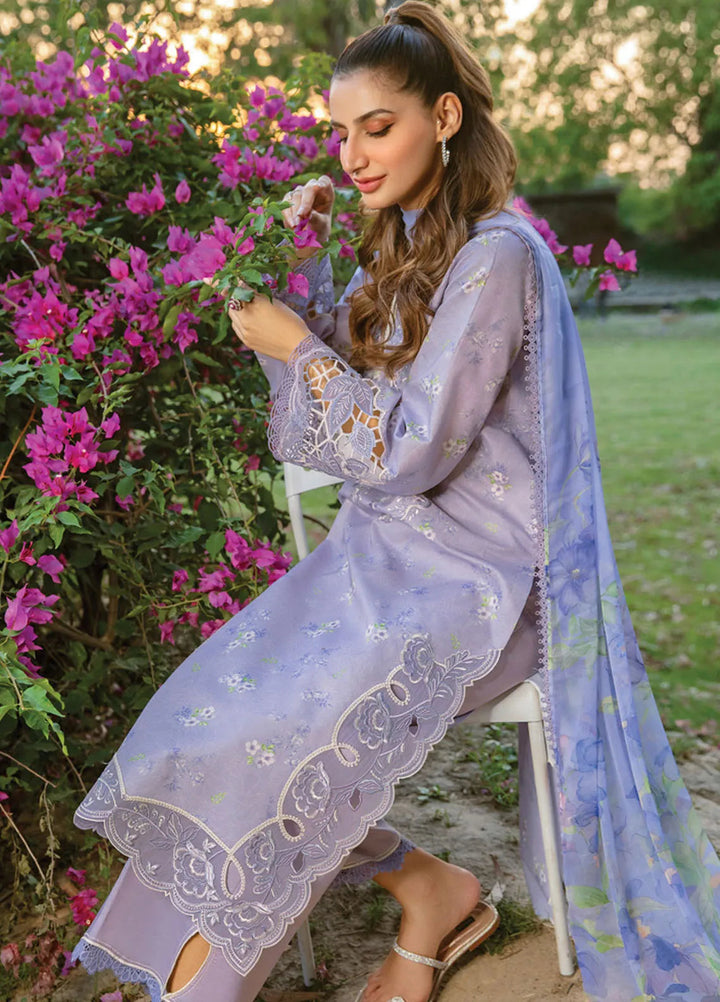 Carnation By Rang Rasiya Embroidered Lawn Suit Unstitched 3 Piece RR24CF D-03 Eva - Summer Collection