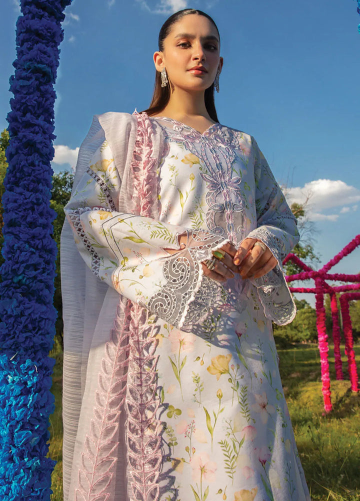 Carnation By Rang Rasiya Embroidered Lawn Suit Unstitched 3 Piece RR24CF D-05 Bella - Summer Collection