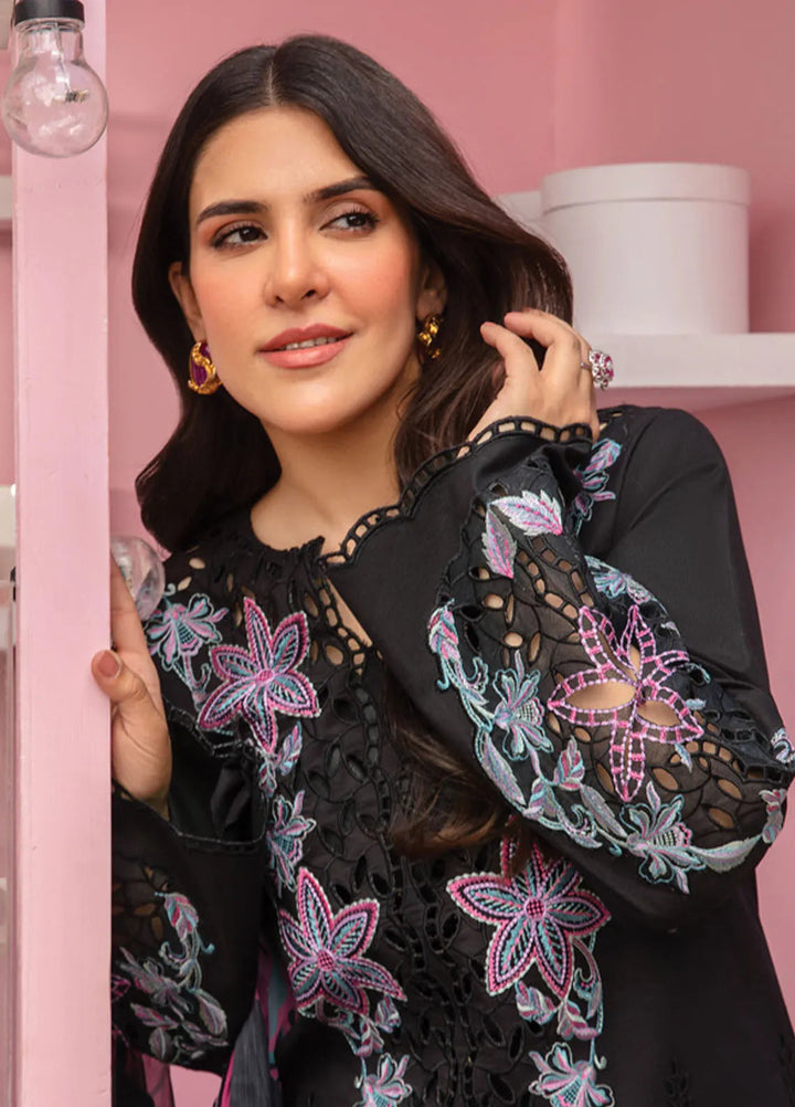 Carnation By Rang Rasiya Embroidered Lawn Suit Unstitched 3 Piece RR24CF D-12 Kaia - Summer Collection