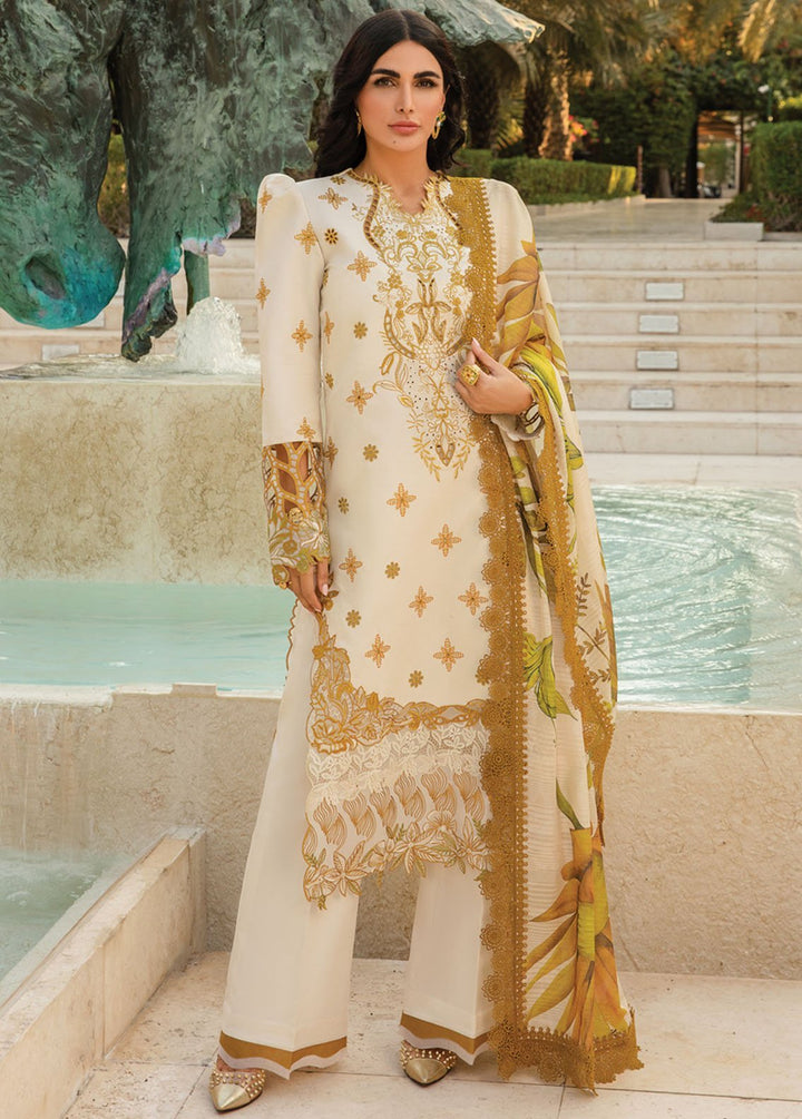 Carnation By Rang Rasiya Embroidered Lawn Suits Unstitched 3 Piece RR24C D-02 - Summer Collection