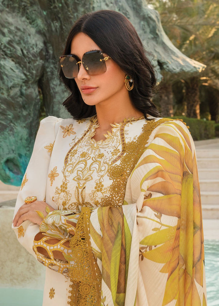 Carnation By Rang Rasiya Embroidered Lawn Suits Unstitched 3 Piece RR24C D-02 - Summer Collection