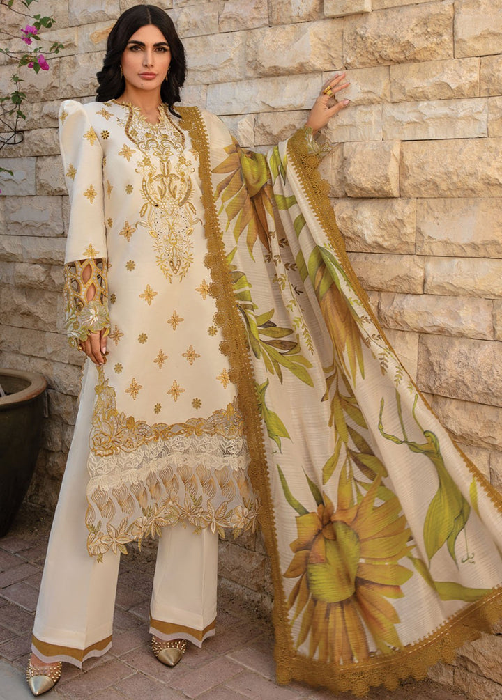 Carnation By Rang Rasiya Embroidered Lawn Suits Unstitched 3 Piece RR24C D-02 - Summer Collection